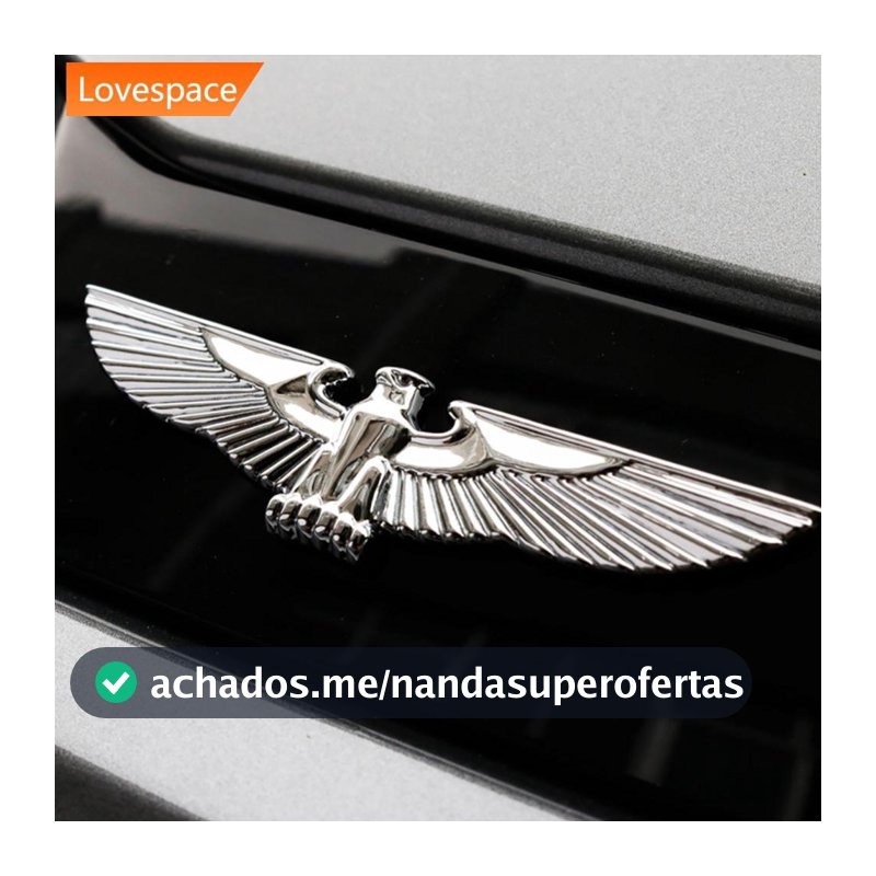 LS-STORE 3D Adesivos De Carro Metal Águia Emblema Decalque Decoração Universais Para A Maioria Dos Carros Corpo Marca Lateral G6S1
