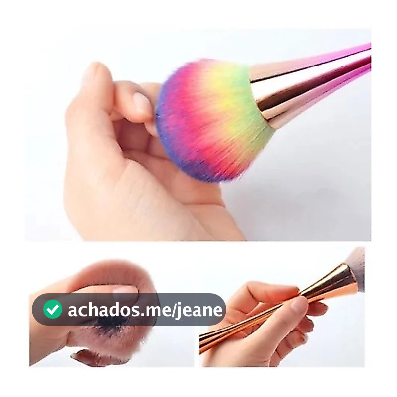 Espanador Pincel De Po Para Unhas De Gel