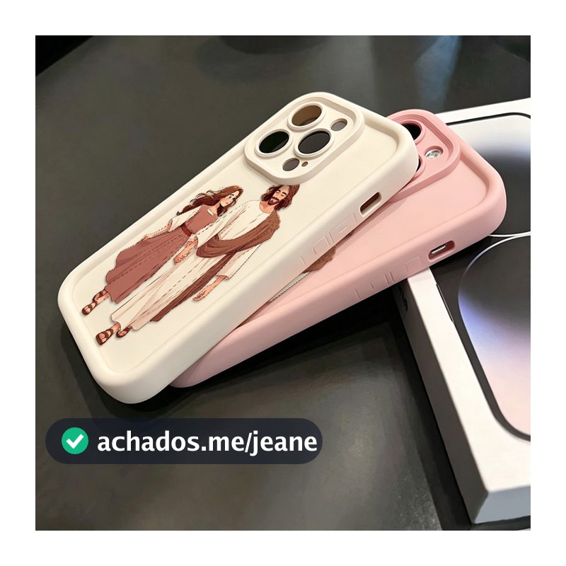 Capa Arte Cristã Capinha Para Samsung A05 A07 A15 A23 A34 A35 A55 S21 FE Ultra Resistente a Arranhões Silicone