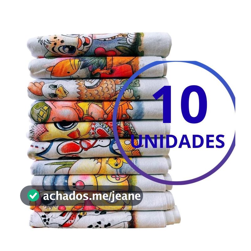 Kit 12 Panos de Prato colorido 45x67cm – Algodão, Super Absorvente, Panos de Copa Reforçados