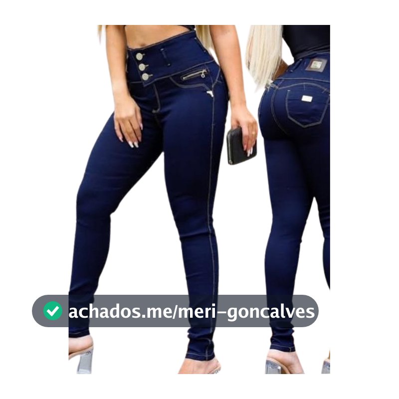 Calça Jeans Feminina Skinny Modeladora Lycra Empina Bumbum Modelagem Lipo Premium
