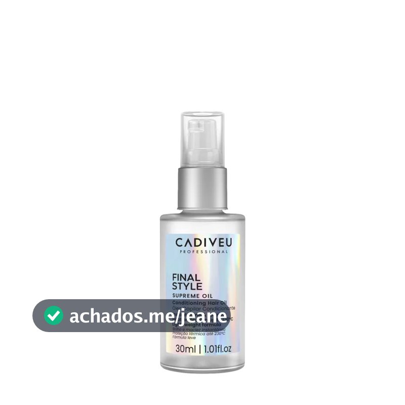 Cadiveu Professional Supreme Oil Final Style - 30ml