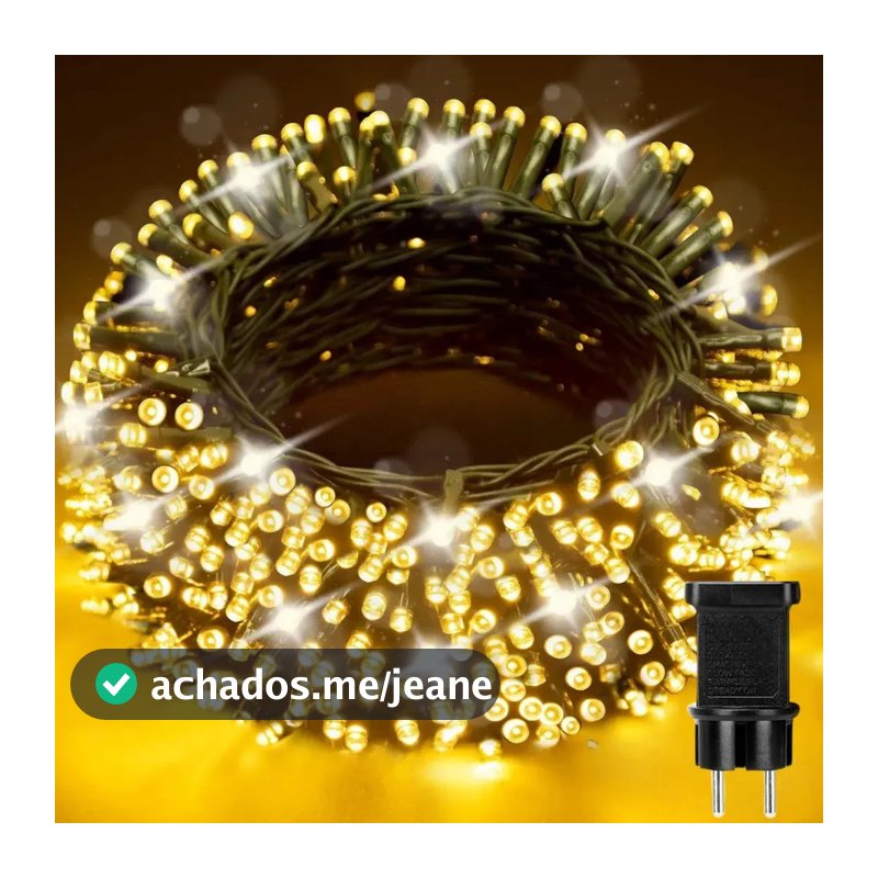 Pisca Led Cordão Estrobo 40 Metros 1400 Leds Decoração Natal