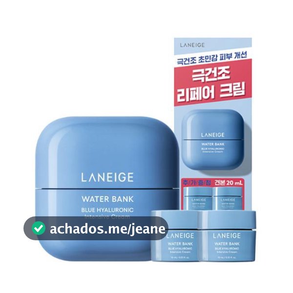 LANEIGE Water Bank Bluse Creme Intensivo Hialurônico 45ml + 10ml x 2