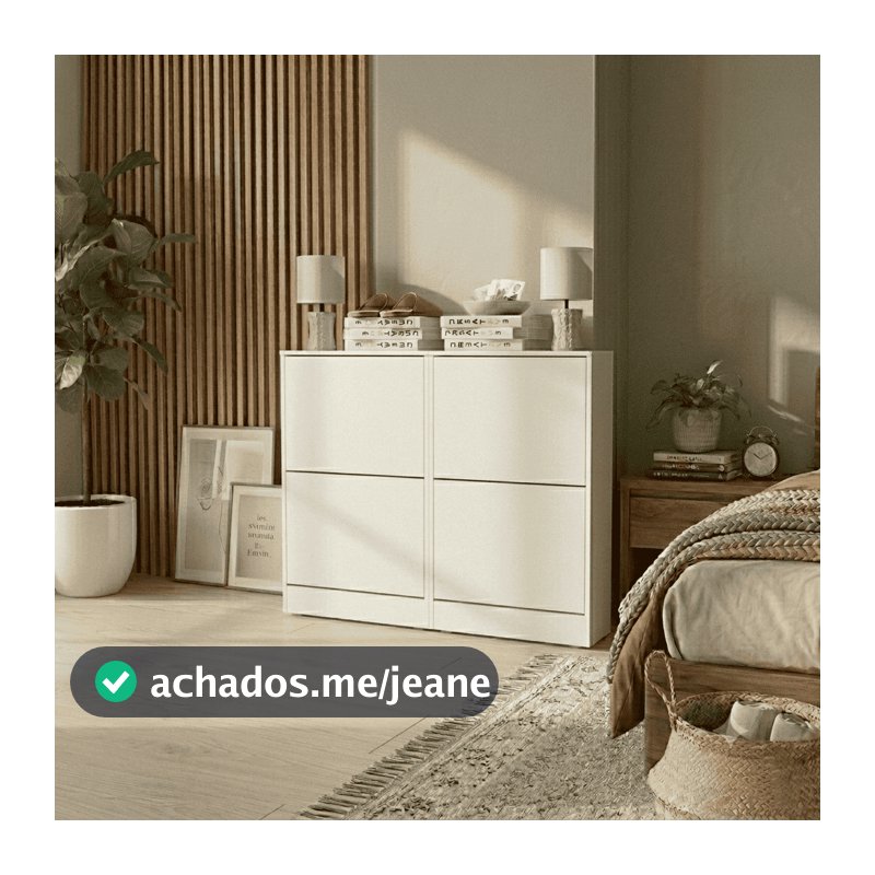 Sapateira Moderna Basculante 1 ou 2 Portas Armário Organizador de Calçados Compacto