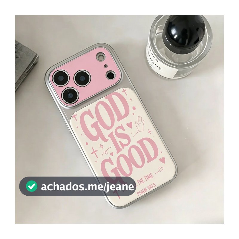 Capa com módulo de câmera estilo iPhone 17, Estampa Cristã iPhone 17, 16, 15, 14, 13, 12, 11 Pro Max 1264JKNK