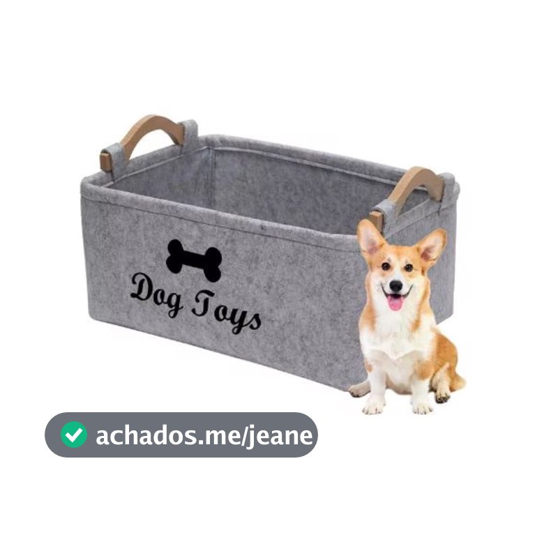 Cesto Organizador Objetos Brinquedos Pet Cachorro Gato