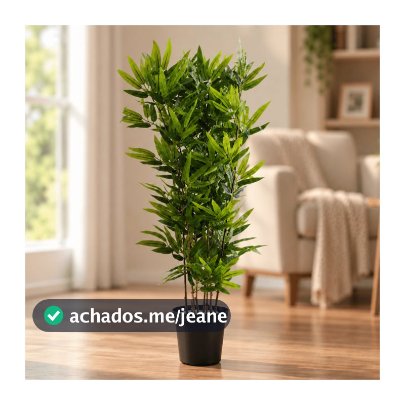 Bambu Mosso Artificial, Planta Artificial, Decoração, Bambu da Sorte, Planta Realista