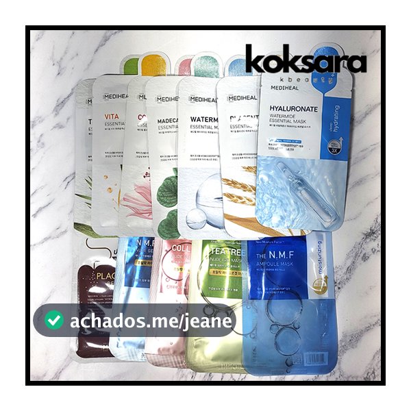 Mediheal Essential/Derma Plus/Ampola/Gel/Máscara Bolha Pacote 1ea
