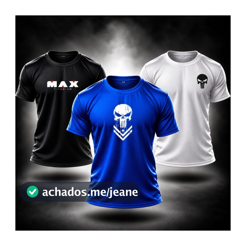 Kit 3 Camisa Dry Fit Da Sport MixCamiseta Esportiva academia Treino