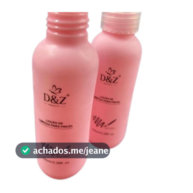 Loção De Limpeza Para Pincel D&Z 100ml Remove Resíduo De Esmalte Em Gel