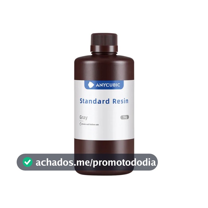 Resina Anycubic Standard V2 para Impressora 3D 1KG