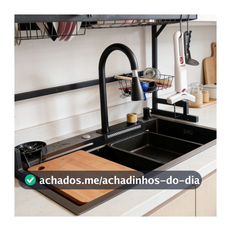 Pia De Cozinha Nano Antiincrustante Em Aço Inoxidável 304 Cascata De Chuva Voadora Tigela Única Multifuncional Artesanal