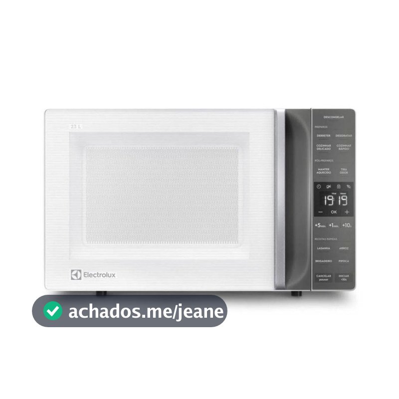 Micro-ondas Electrolux 23L Branco Efficient ME23B