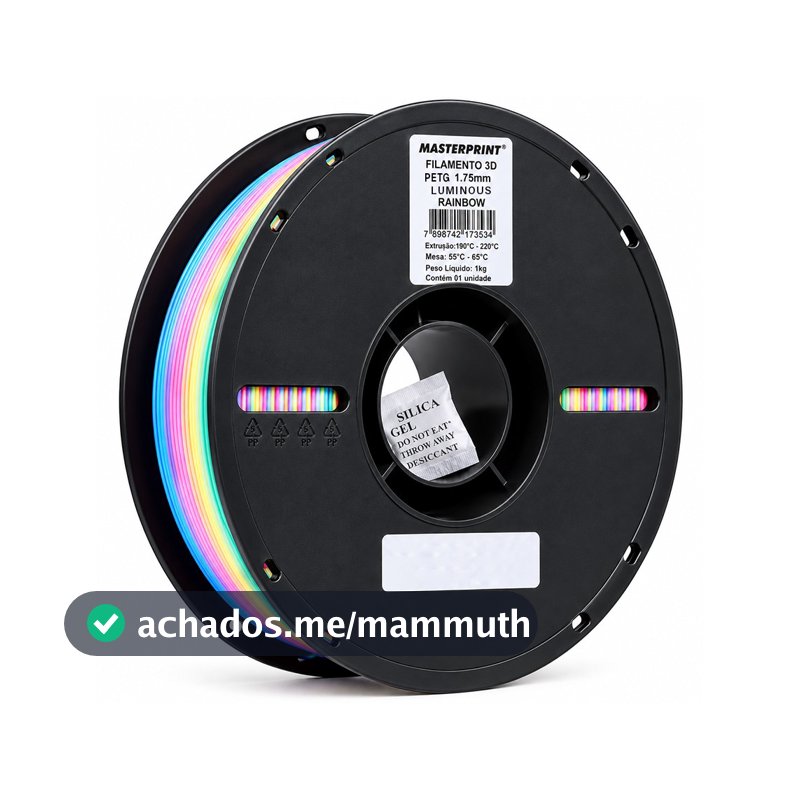 Filamento 3D PLA Rainbow Masterprint 1KG