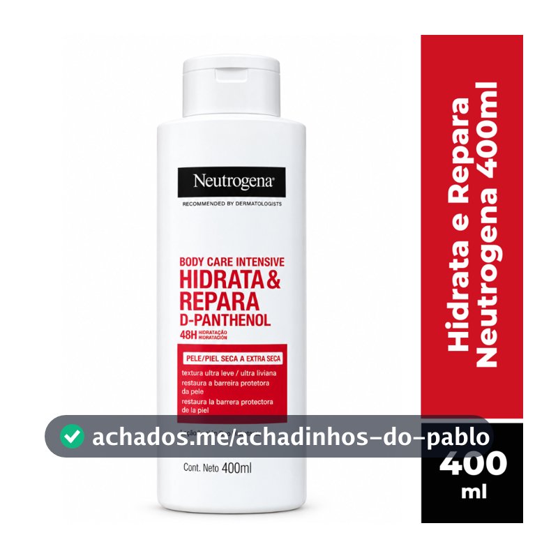 Hidratante Corporal Neutrogena Hidrata e Repara 400ml