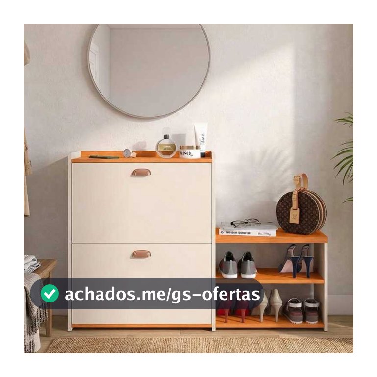 Sapateira Organizadora Sapato Banquinho Prateleira Gaveta Basculante Hall de Entrada Closet Luxo