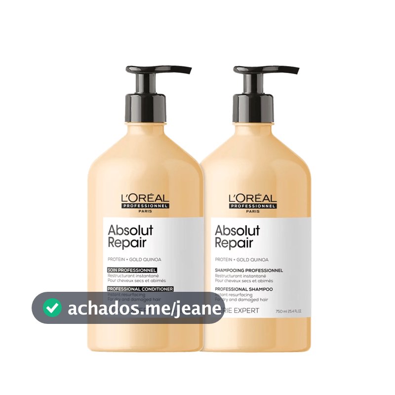 Kit Absolut Repair - Shampoo e Condicionador 750ml - L'Oréal Professionnel