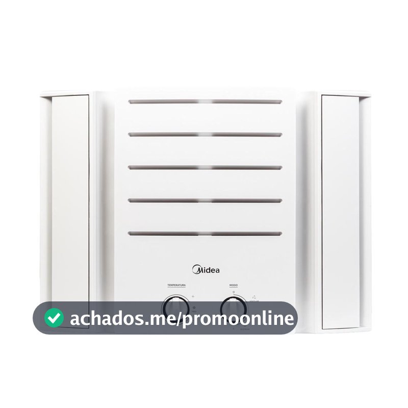Ar Condicionado de Janela Midea 7.500 BTUs Frio Mecânico Branco