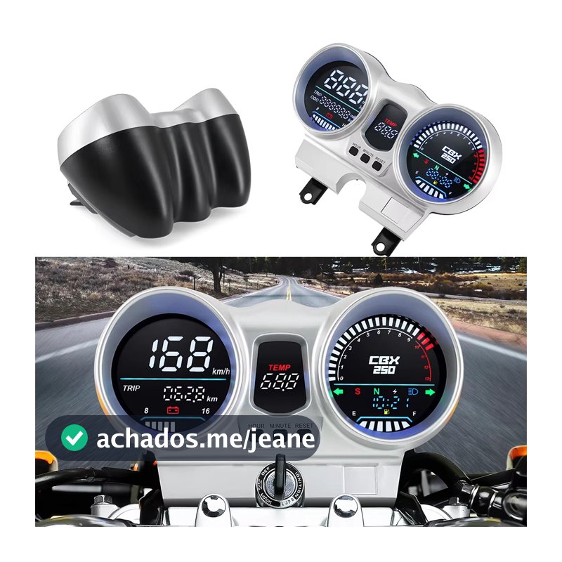Painel Completo Para Honda Cbx250 Twister 2001 a 2008 Medidor De Velocidade 37100-KPF-961