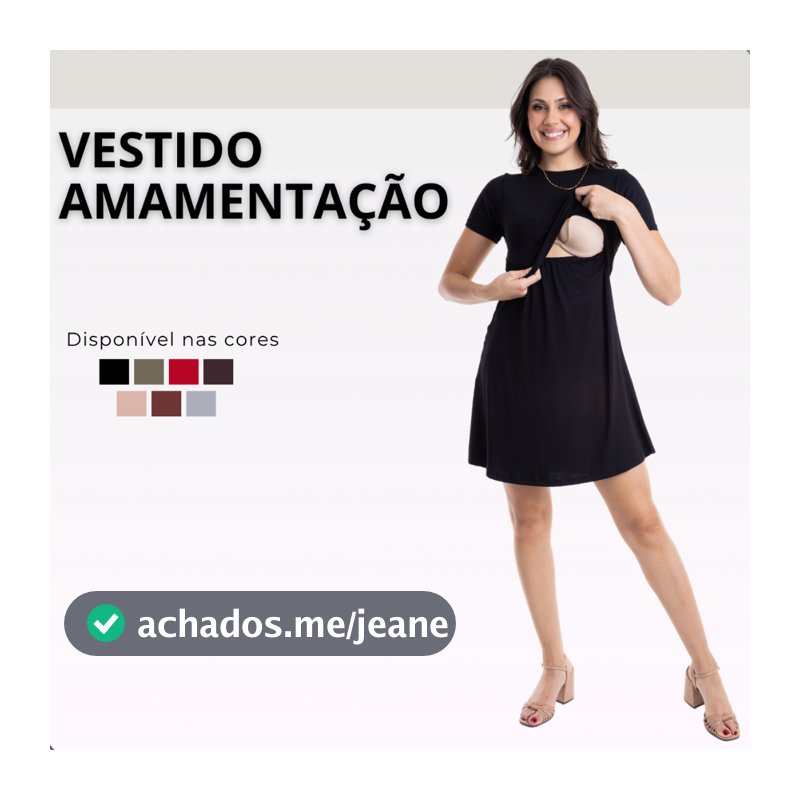 Vestido Amamentação Viscolycra Premium Gestante Gravidez Amamentar Maternidade Casual