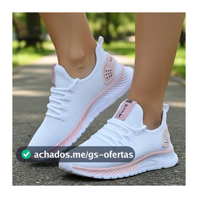 Tênis Feminino Flyvo – Super Leve, Respirável e Antiderrapante