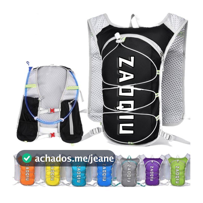 Mochila de Hidratação Esportiva 2L Impermeável para Bike Ciclismo Corrida 【sem refil】