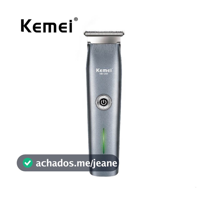 Aparador De Cabelo Profissional Kemei Sem Fio TYPE-C USB Recarregável Portátil E Mini Máquina De Corte Para Homens