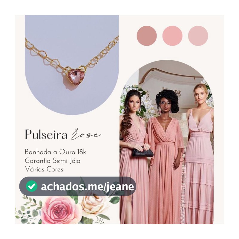 10 a 16 Pulseiras PRONTA ENTREGA Escolha a Cor Madrinha de Casamento Folheada Ouro