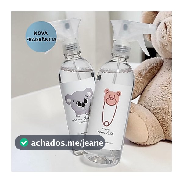Água Perfumada Para Tecidos Cheirinho de Bebê 500ml| Perfume Para Roupas Baby