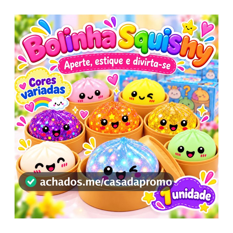 Brinquedo Squishy Dumpling Grande Pão Bao Chinês Macio Anti Estresse
