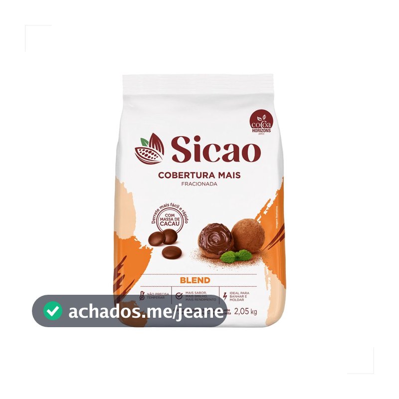 Cobertura Fracionada MAIS Gotas Blend 2,05kg Sicao