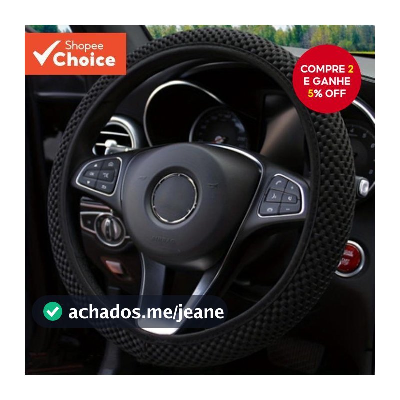 Capa Universal Para Volante De Carro , Respirável , Seda Gelada , Antiderrapante , Durável , Todas As Estações , SUV