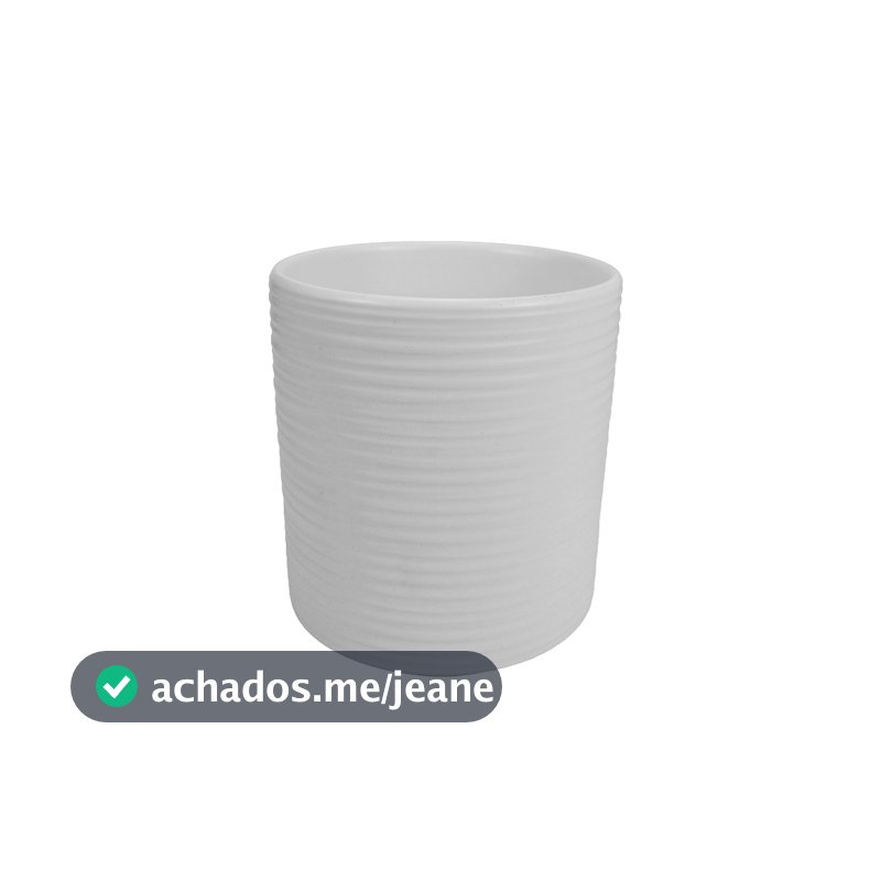 Vaso decorativo Branco 12cm Vaso de Cerâmica Vaso para Casamento e Casa
