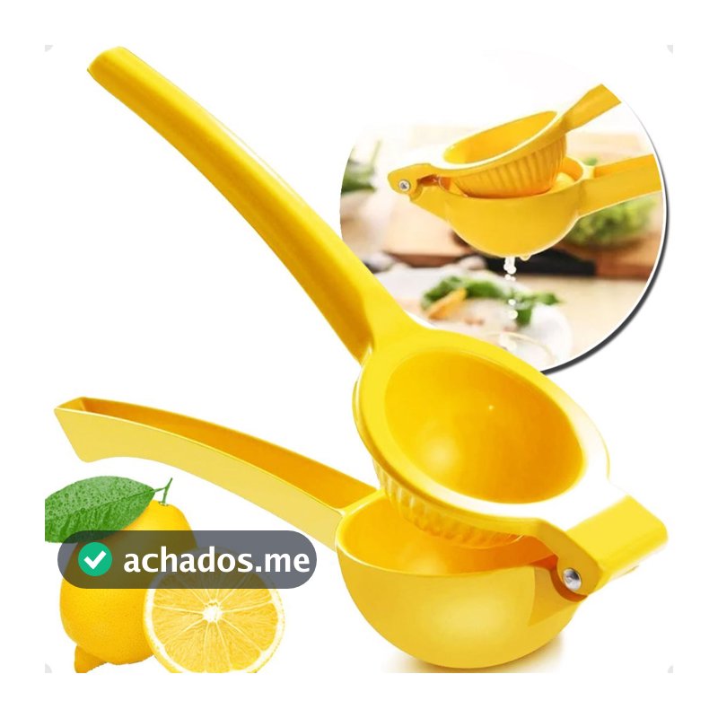 Espremedor de Limão Amarelo Resistente Extrator Alavanca Premium Chef