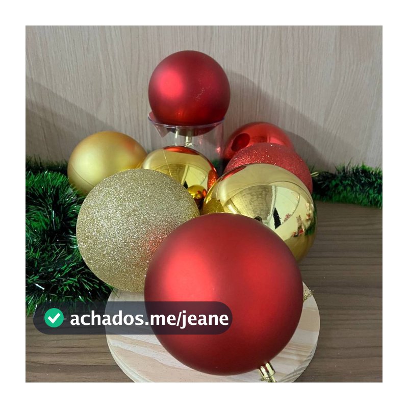 Bola de Natal grande 12 cm pacote  com 1 Unidades | Fosca, Brilhosa ou  Glitter escolha na variação