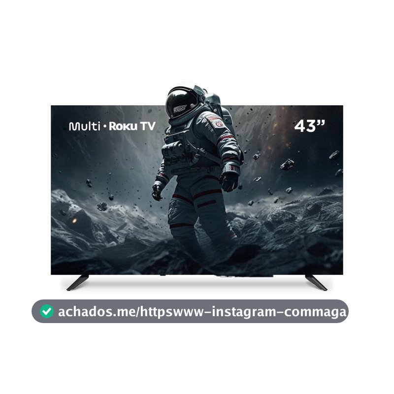 Smart TV DLED 43 FHD Multi Roku 3HDMI 2USB Wi-Fi - TL082E