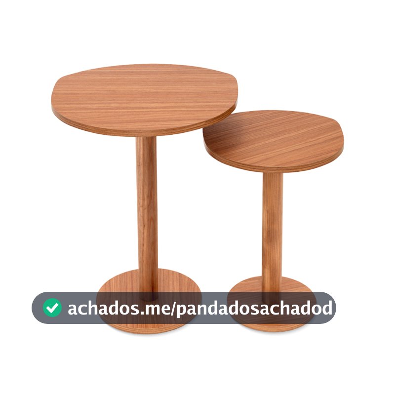 Kit Mesa De Canto VC Mesa Lateral Sala Decoração Casa