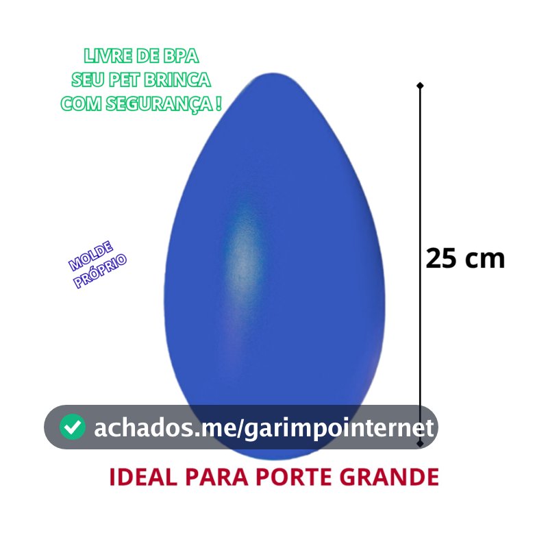 Brinquedo Para Cachorro Interativo Ovo Fujão Porte GRANDE CORES