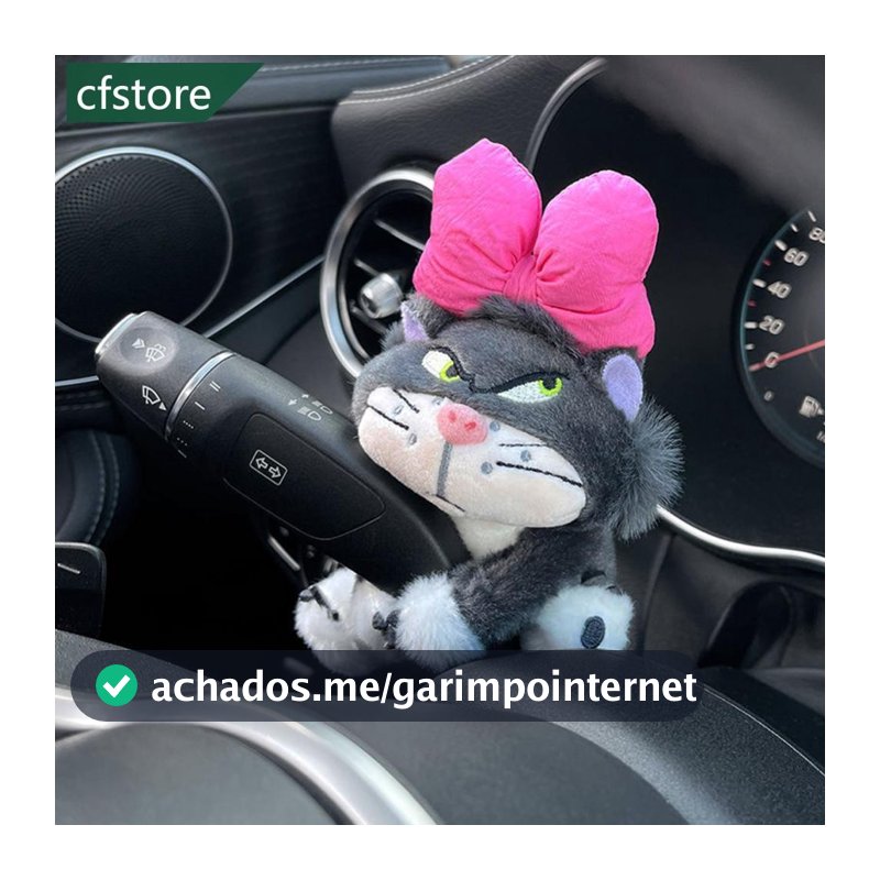 CFSTORE Limpador De Para-Brisa De Carro , Interruptor De Seta , Ornamentos , Decorações , Boneca De Pelúcia , Gato , Ace