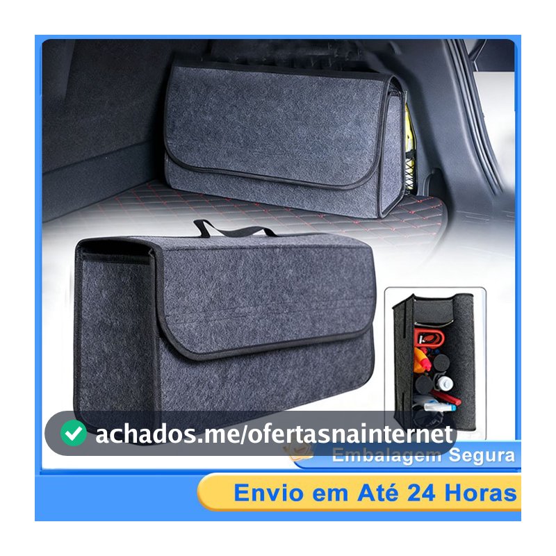 Bolsa De Armazenamento De Ferramentas De Carro Em Feltro Para O Porta-Malas Do Carro