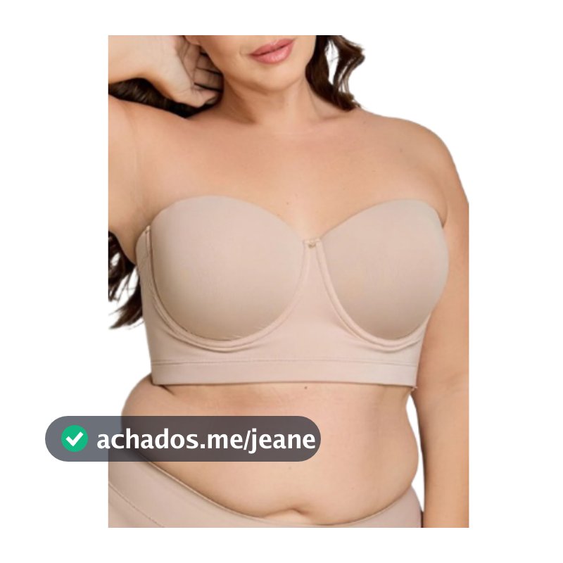 Sutiã Tomara Que Caia Plus Size Max Cobertura Nayane Rodrigues SP44