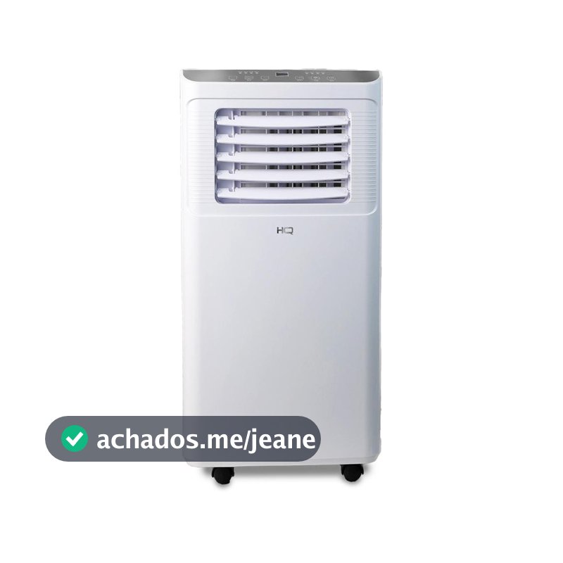 Ar Condicionado Portátil HQ 8.500 BTU/h Frio Monofásico Branco HQ-AP8500FW