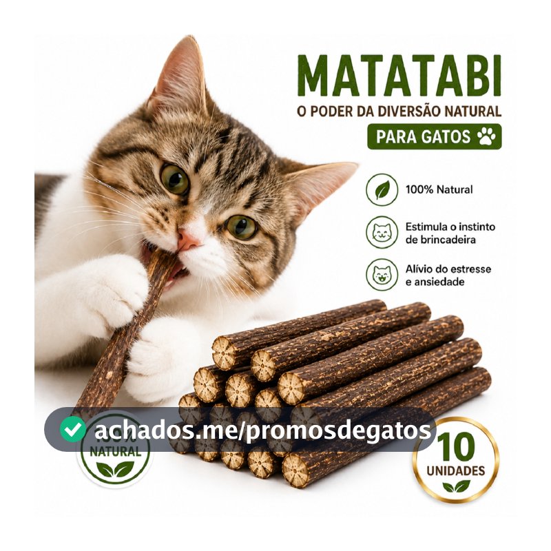 MATATABI PARA GATOS KIT 10 UNIDADES