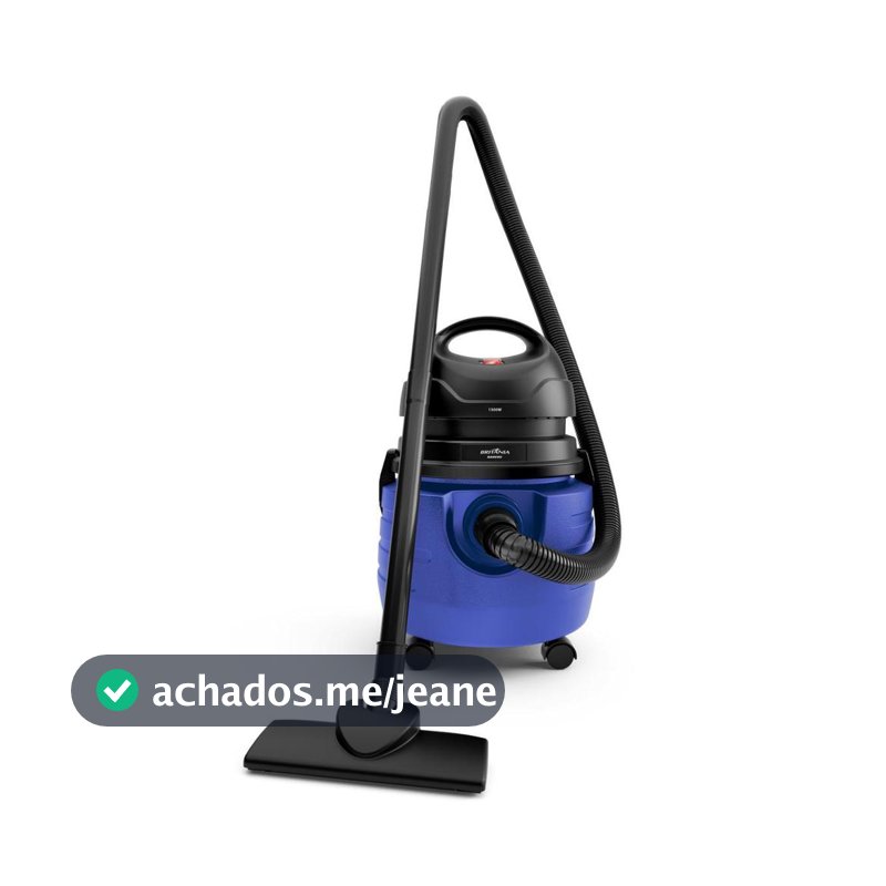 Aspirador de Pó e Água Britânia 19L Função Soprar BASE80 1500W