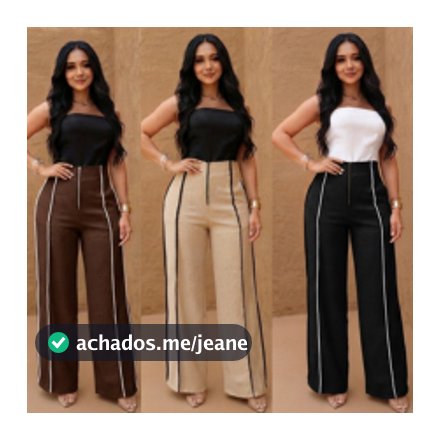 Calça Wide Leg Alfaiataria Cintura Alta c/ Frisos - Estilo Isabel Marant 😍