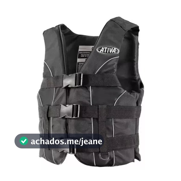 Colete Salva-Vidas ATIVA 55 Classe V - Ativa Náutica ORIGINAL Homologado pela Marinha do Brasil