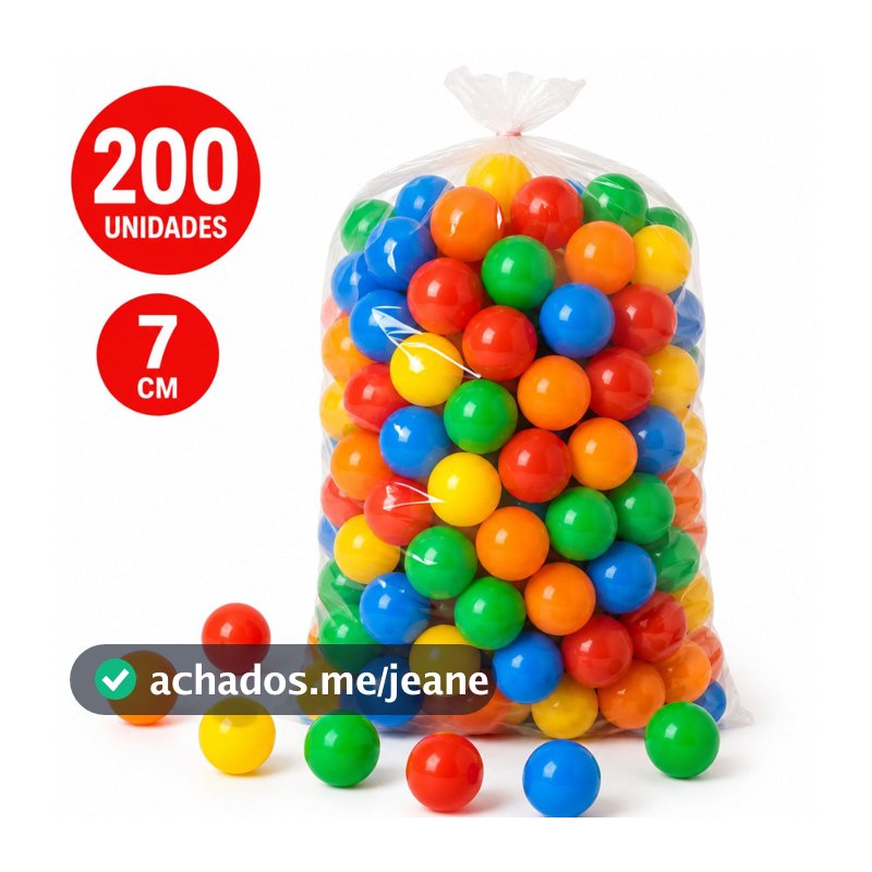 Bolinhas para Piscina 50 100 150 200 Unidades cores sortidas 7cm bolinhas para piscina 200 unidades