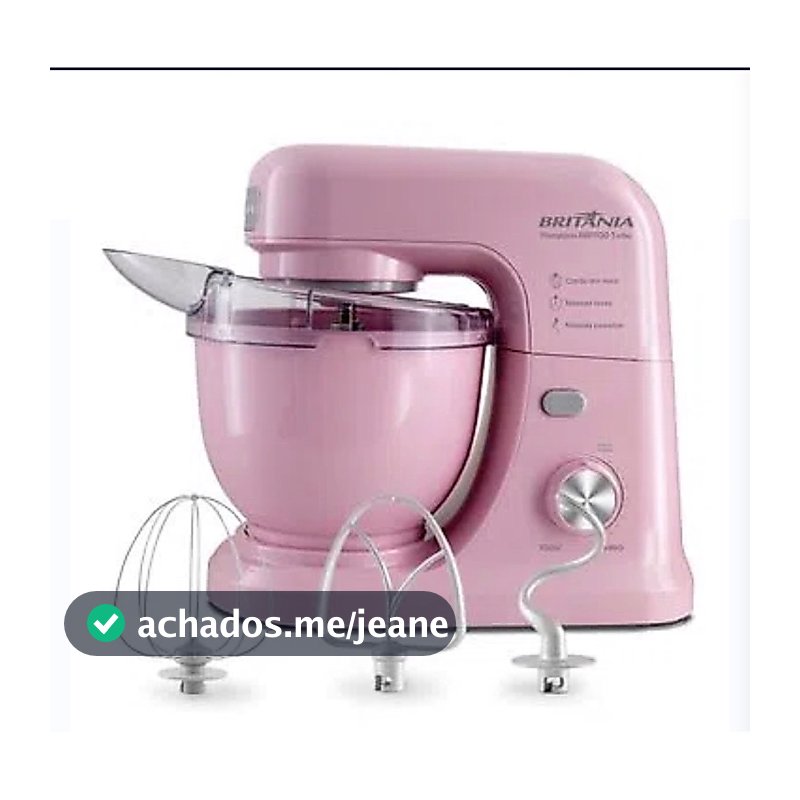 Batedeira Planetária BBP700RS Rosa Turbo 700W 4L