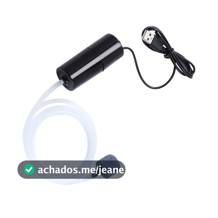 #增氧泵USB Bomba de oxigênio para tanque de peixes, oxigenação, pesca, bomba de oxigênio, produtos para aquário